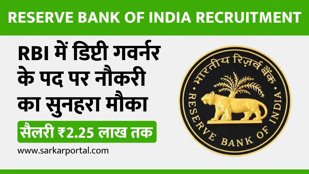 RESERVE BANK OF INDIA RECRUITMENT 2024