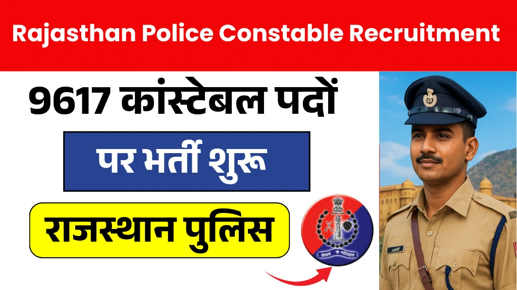 Rajasthan Police Constable Recruitment 2025