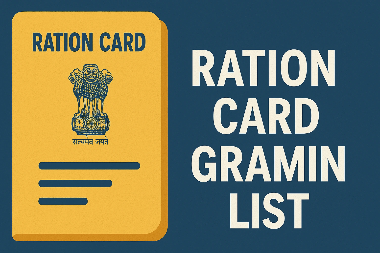 Ration Card Gramin List