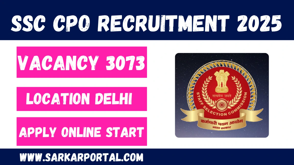 SSC CPO Recruitment 2025