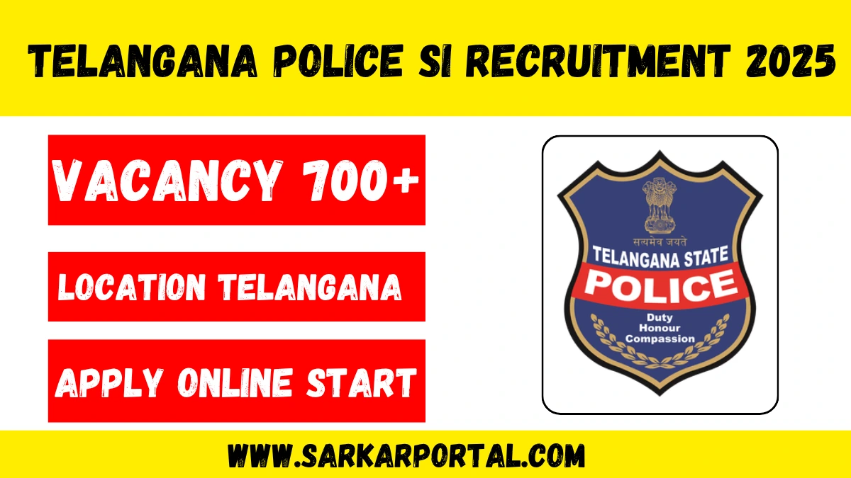 Telangana Police SI Recruitment 2025